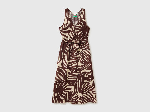 Vestido estampado em linho puro - ucb_image_FS