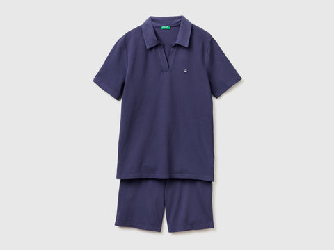 Pijama com t-shirt estilo polo - ucb_image_FS