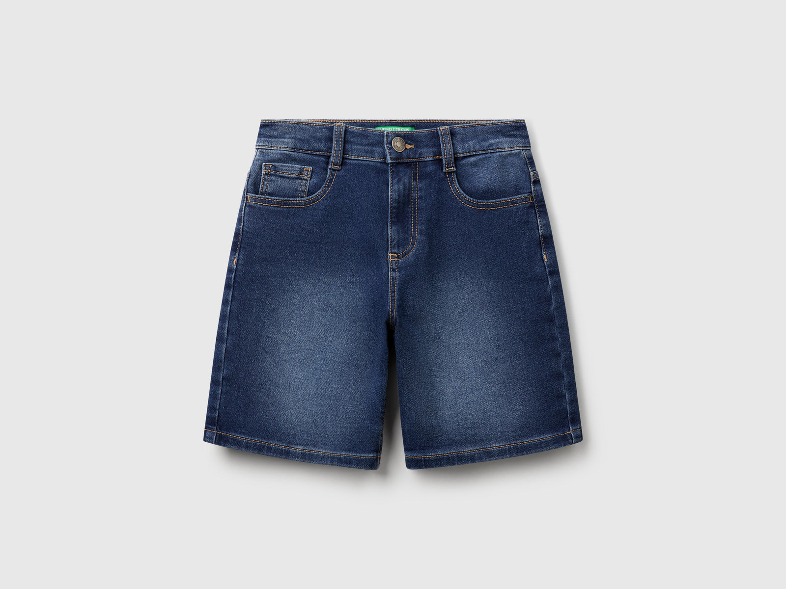 Bermudas straight em denim elástico - ucb_image_FS