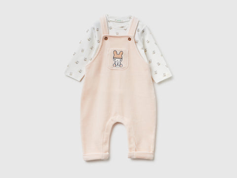 Set de t-shirt e jardineira em algodão - ucb_image_FS