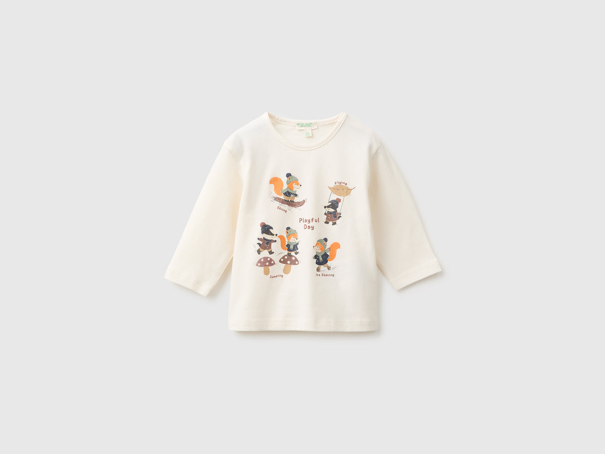T-shirt com estampa em algodão orgânico - ucb_image_FS