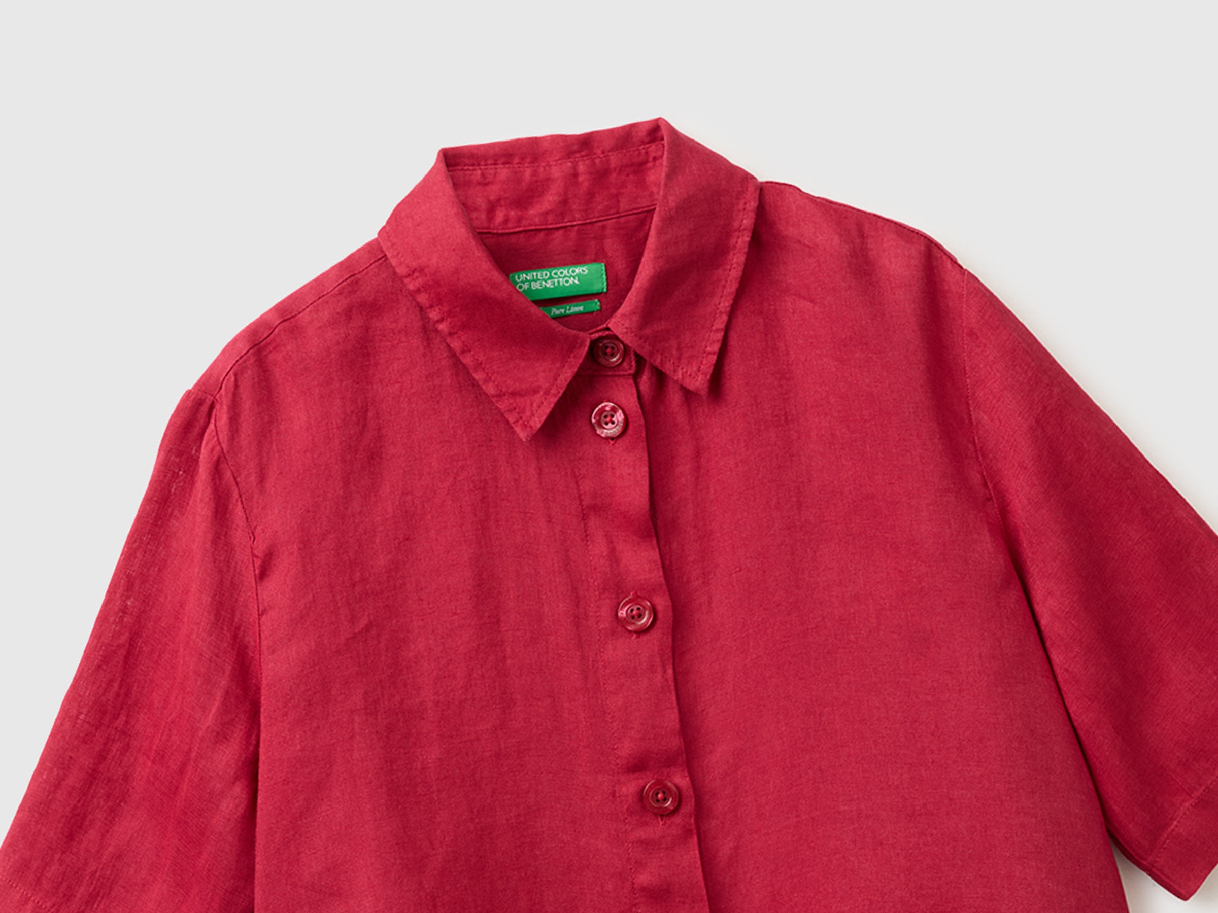Short shirt in pure linen - ucb_image_FY