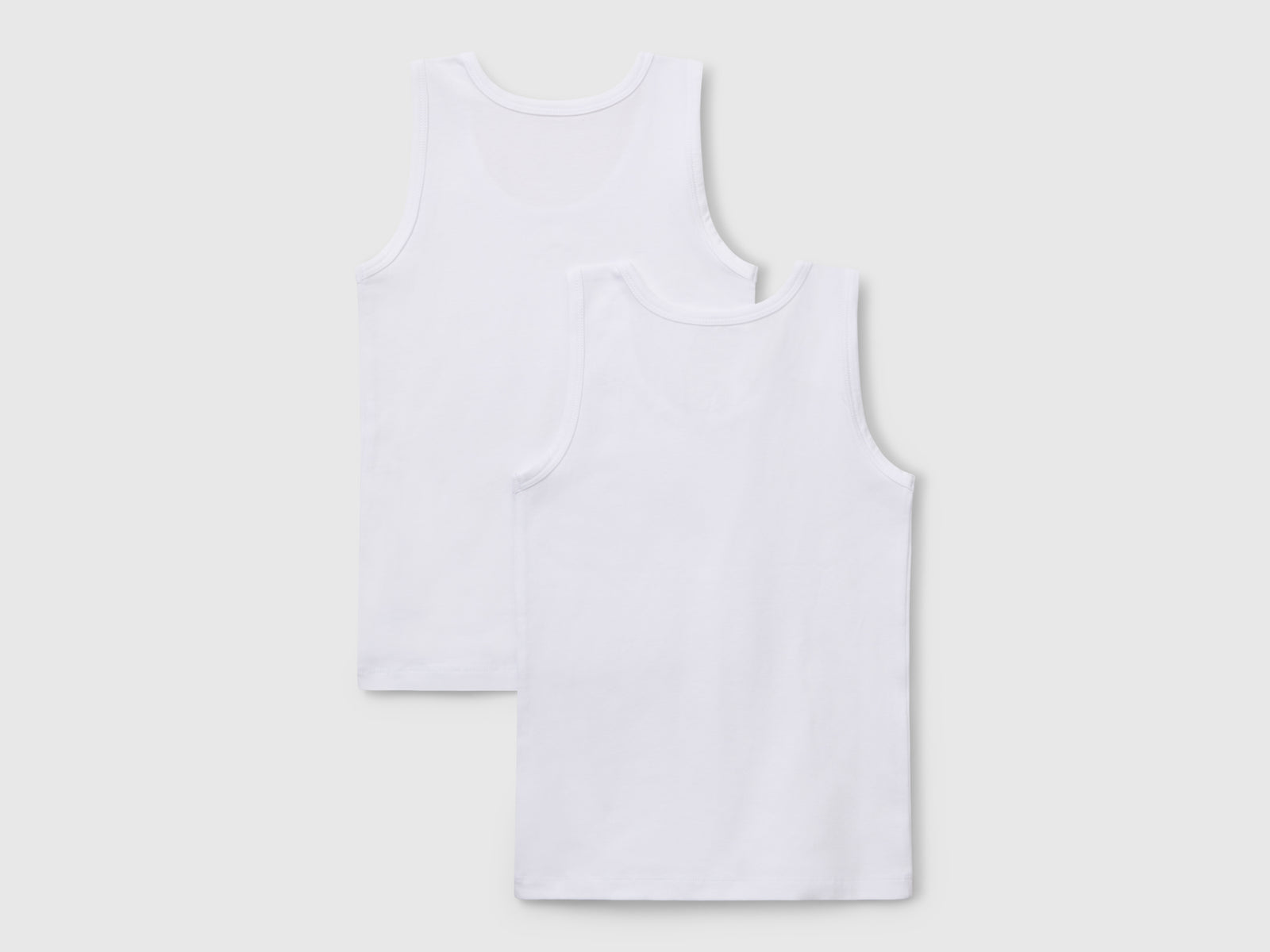Duas t-shirts sem mangas em algodão orgânico stretch - ucb_image_BS