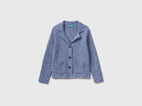 100% cotton knit blazer - ucb_image_FS