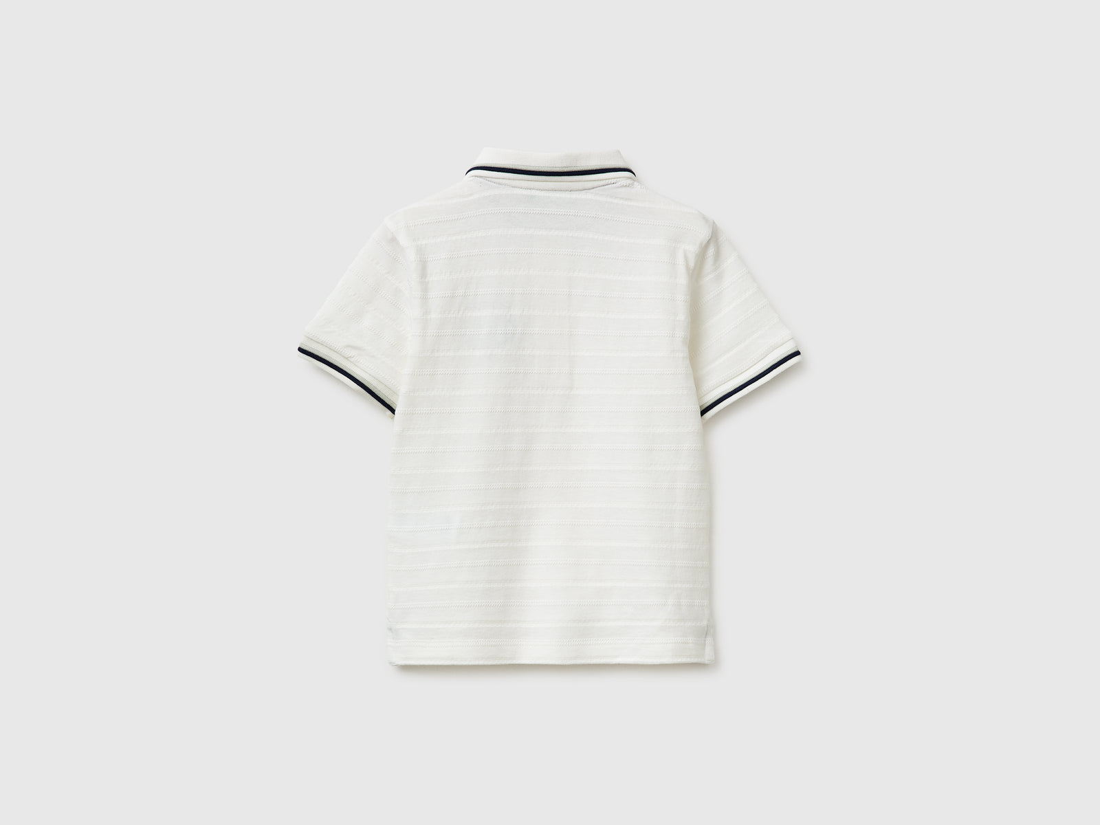 Striped polo shirt with patch - ucb_image_BS