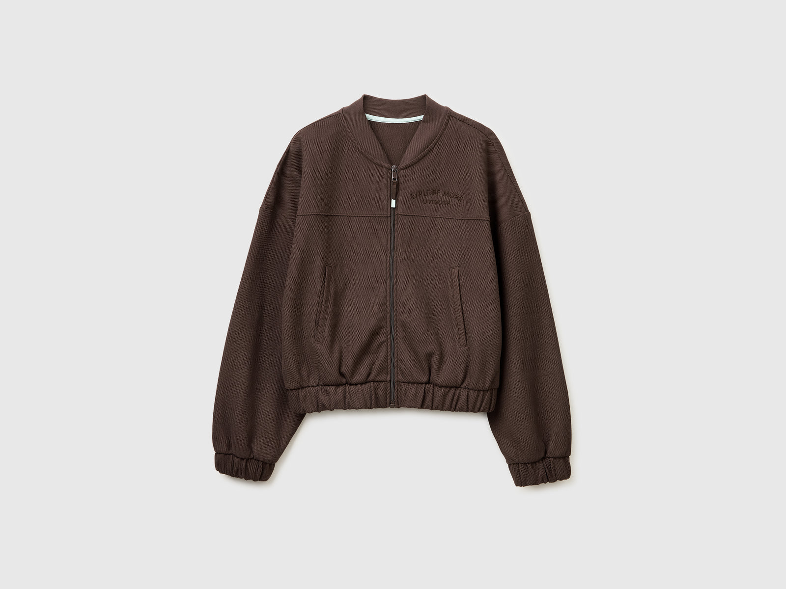 Bomber-style sweatshirt with embroidery - ucb_image_FS