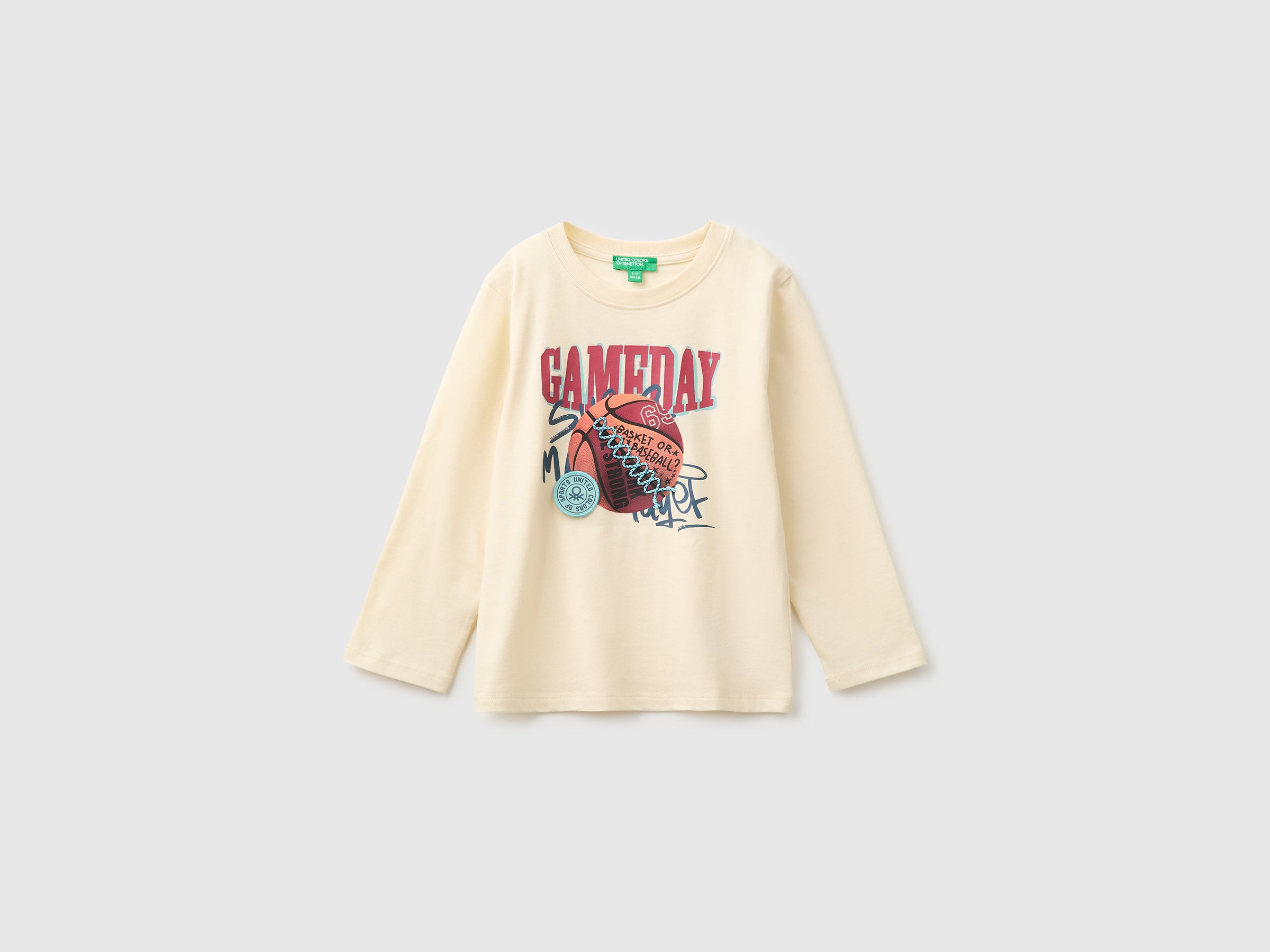 T-shirt com estampa e bordado - ucb_image_FS