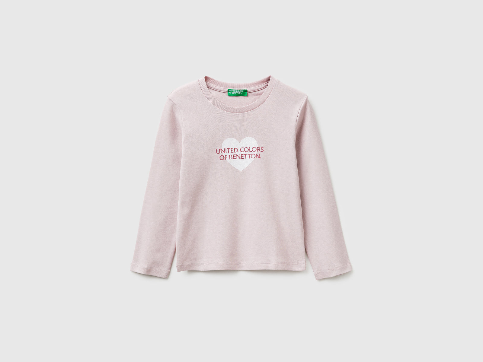 T-shirt com logótipo glitter em algodão orgânico - ucb_image_FS