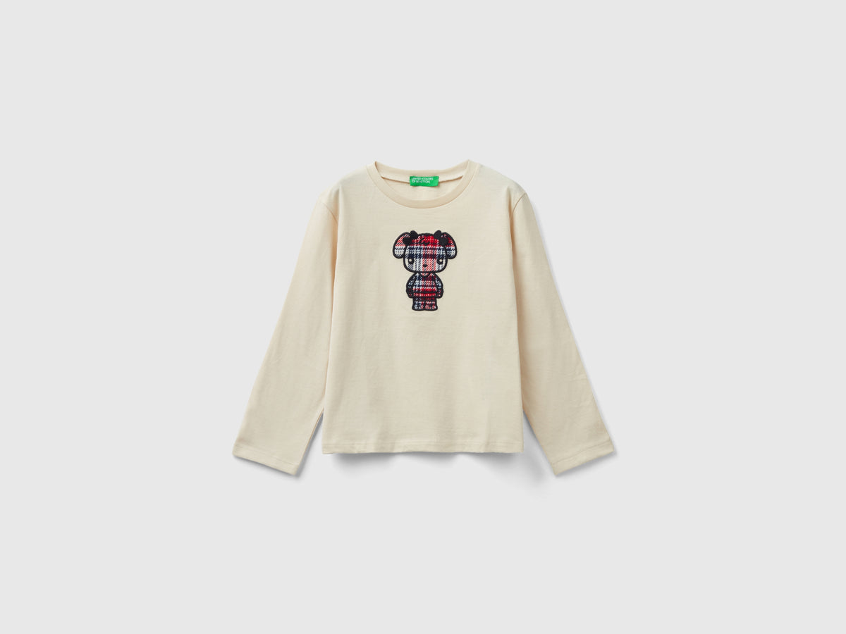 T-shirt com bordado de animalzinho - ucb_image_FS
