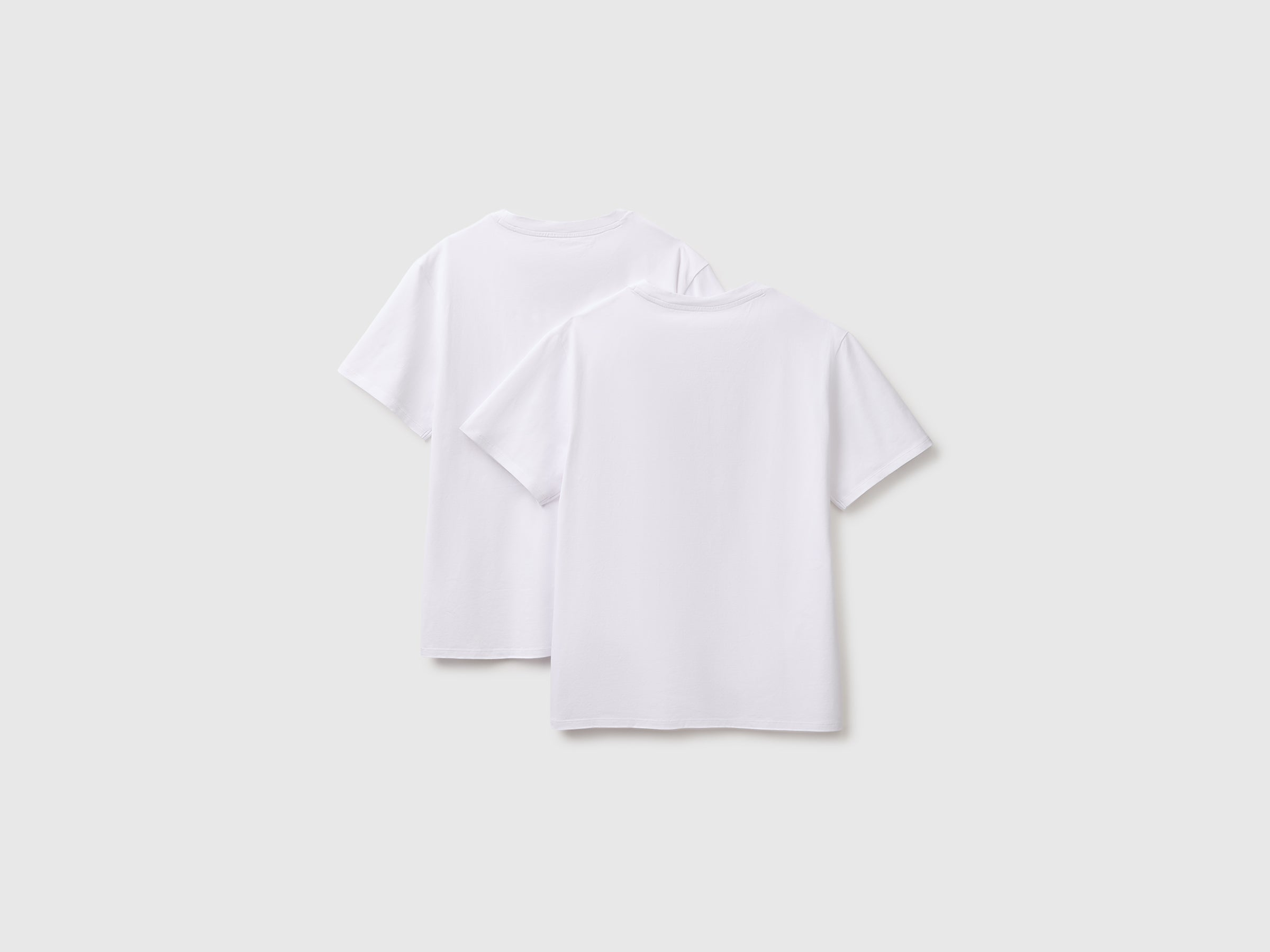 Duas t-shirts sem mangas interiores em algodão stretch - ucb_image_BS