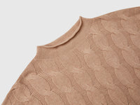 Cashmere blend sweater with cable knit - ucb_image_DS1