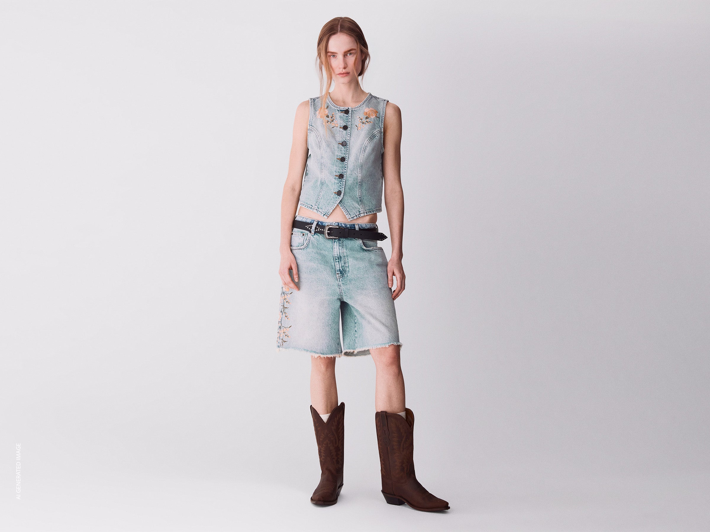 Bermudas de jeans com rosas - ucb_image_FY