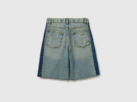 Two-tone denim Bermuda shorts - ucb_image_BS