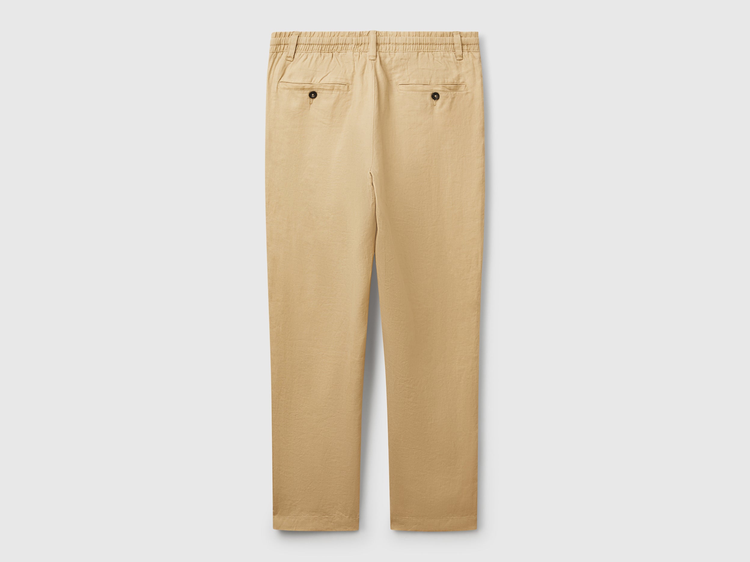 Trousers in pure linen with drawstring - ucb_image_BS