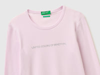 T-shirt de manga comprida com logótipo glitter - ucb_image_DS1