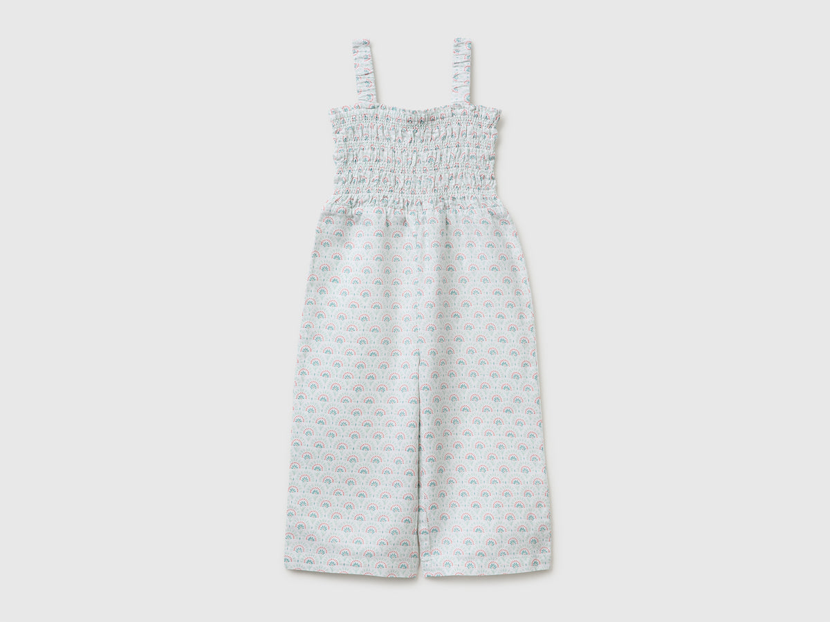 Floral linen blend jumpsuit - ucb_image_FS