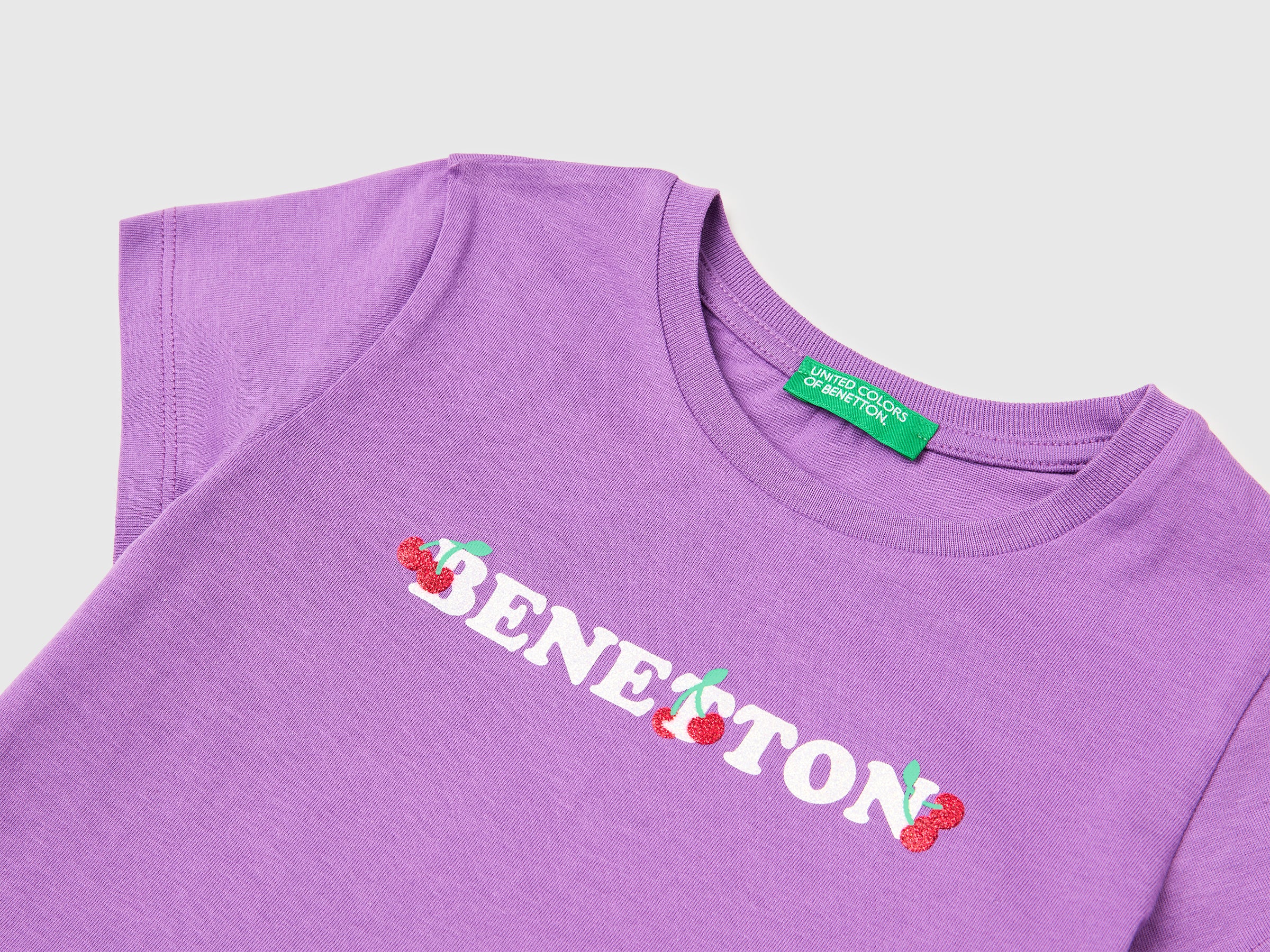 T-shirt with glitter print - ucb_image_DS1