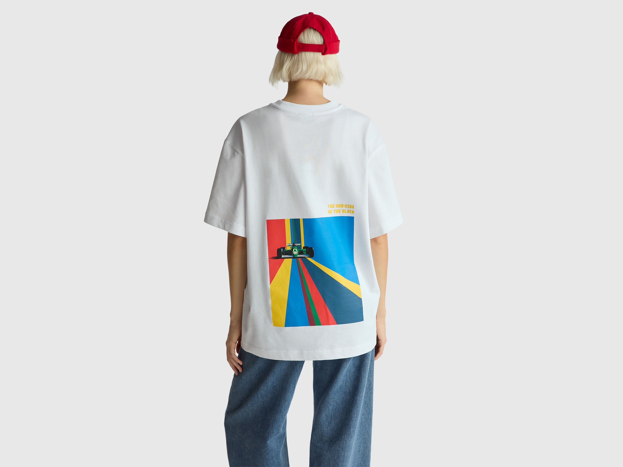 T-shirt Benetton Formula com estampa atrás - ucb_image_FY