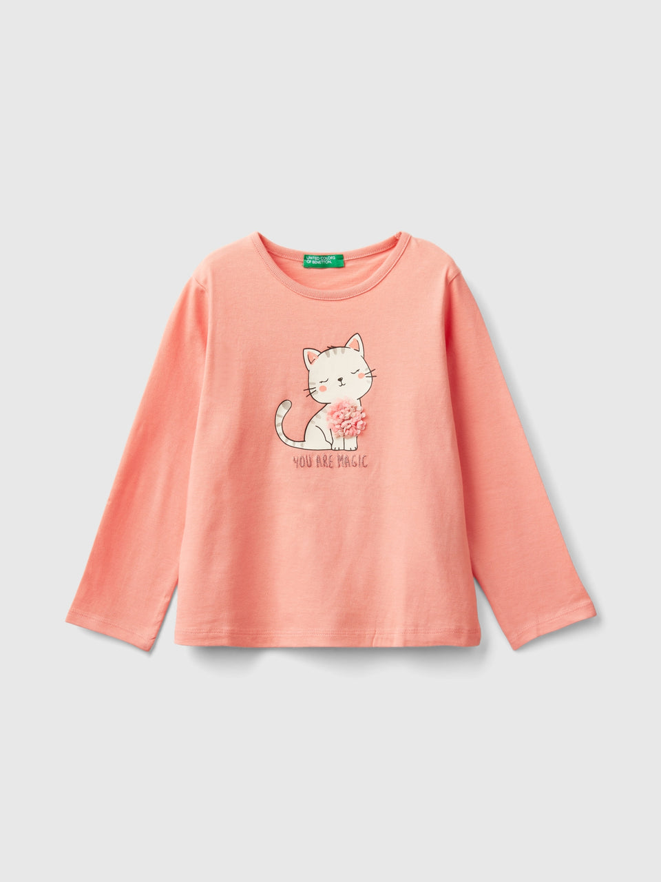 T-shirt com aplicação efeito pétalas - ucb_image_FS