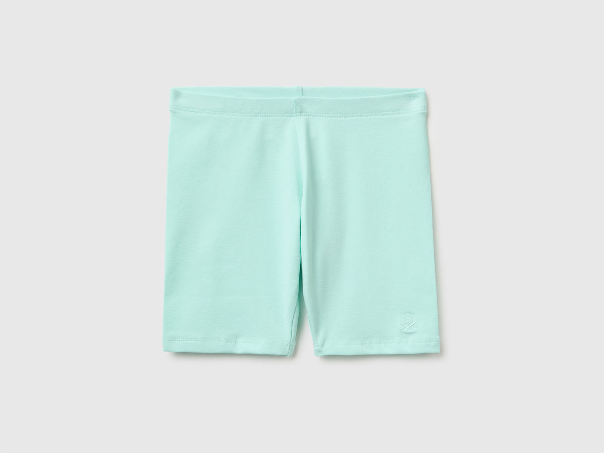 Stretch cotton short leggings - ucb_image_FS
