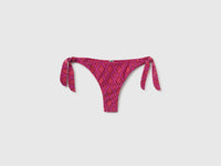 Cueca de biquíni com estampado étnico e lurex - ucb_image_FS