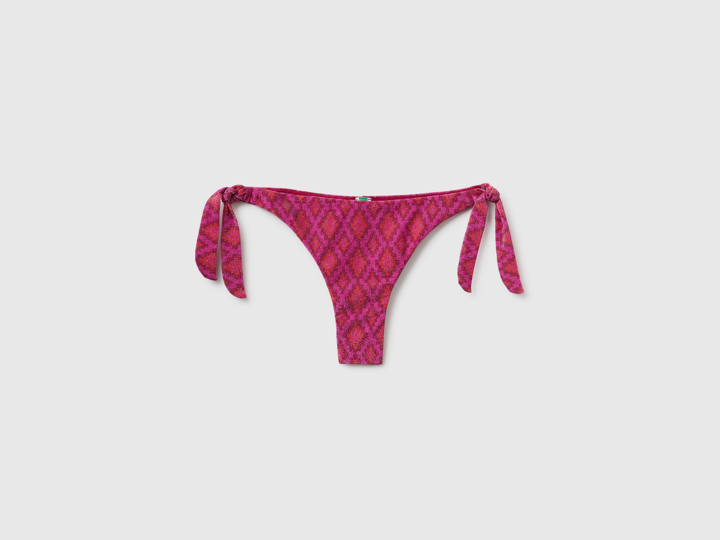 Cueca de biquíni com estampado étnico e lurex - ucb_image_FS