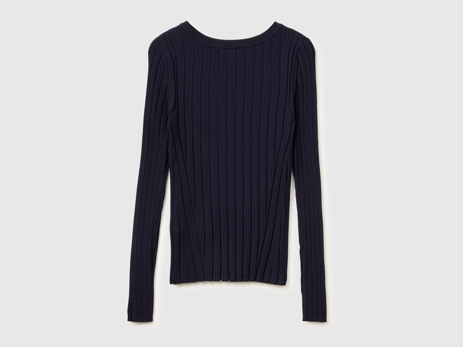 Fitted ribbed sweater - ucb_image_BS