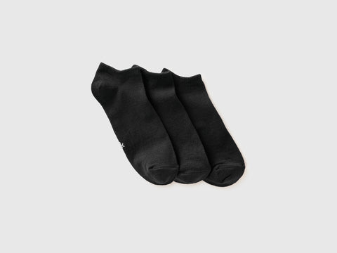 Three pairs of plain short socks - ucb_image_FS