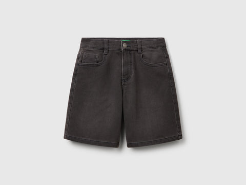 Bermuda in denim elasticizzato - ucb_image_FS