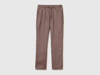 Pure linen drawstring trousers - ucb_image_FS
