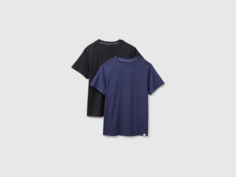Duas t-shirts sem mangas interiores em algodão stretch - ucb_image_FS