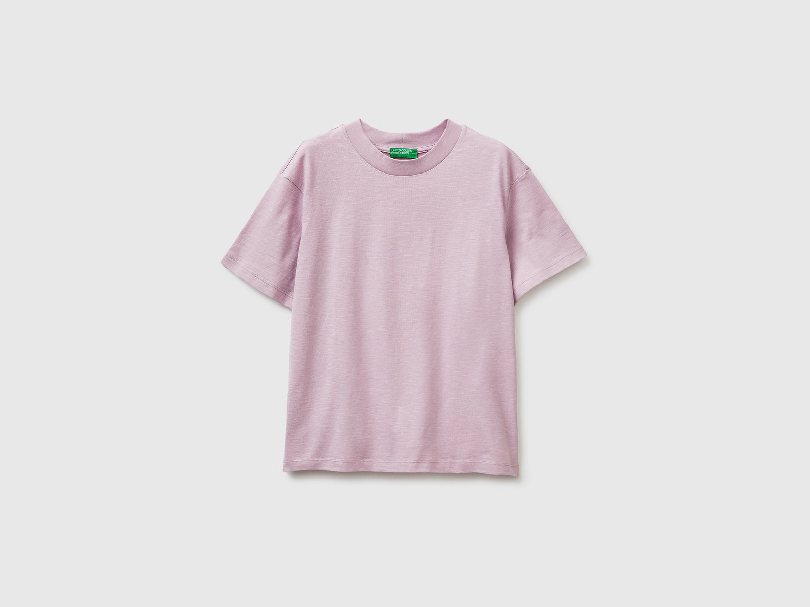 Crew neck t-shirt in lightweight cotton - ucb_image_FS