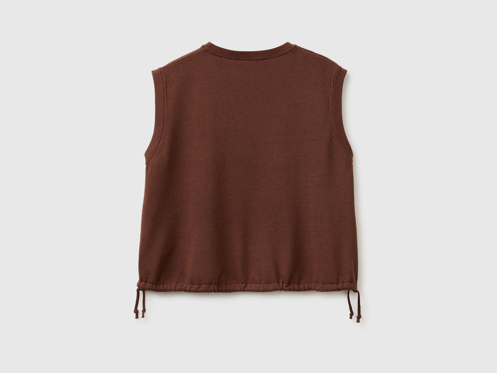 Sleeveless linen blend sweater - ucb_image_BS