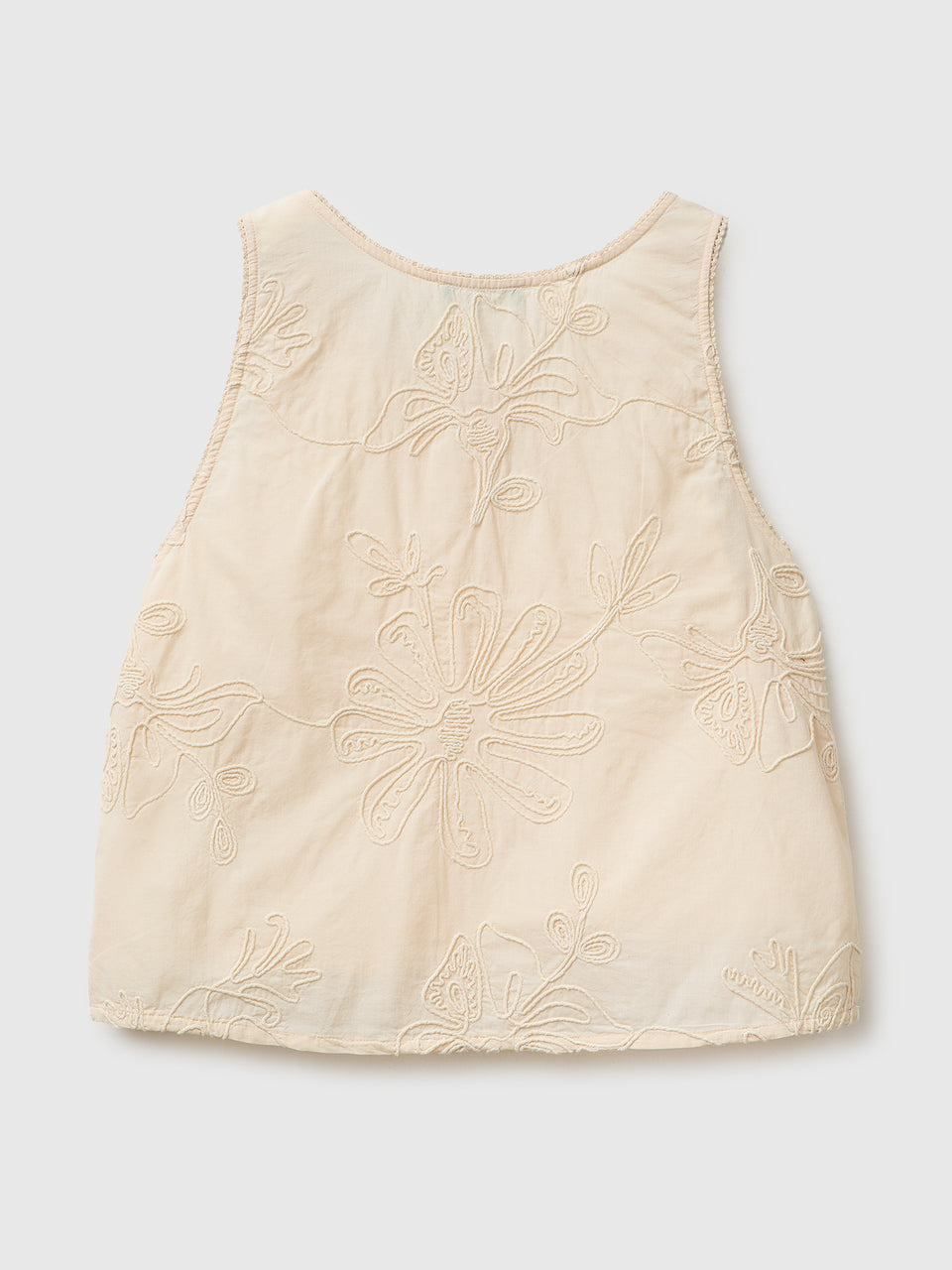 Tank top with floral embroidery - ucb_image_BS