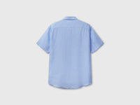 Short sleeve shirt in pure linen - ucb_image_BS