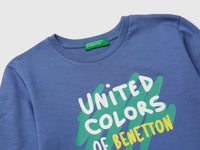 T-shirt in organic cotton with logo print - ucb_image_DS1