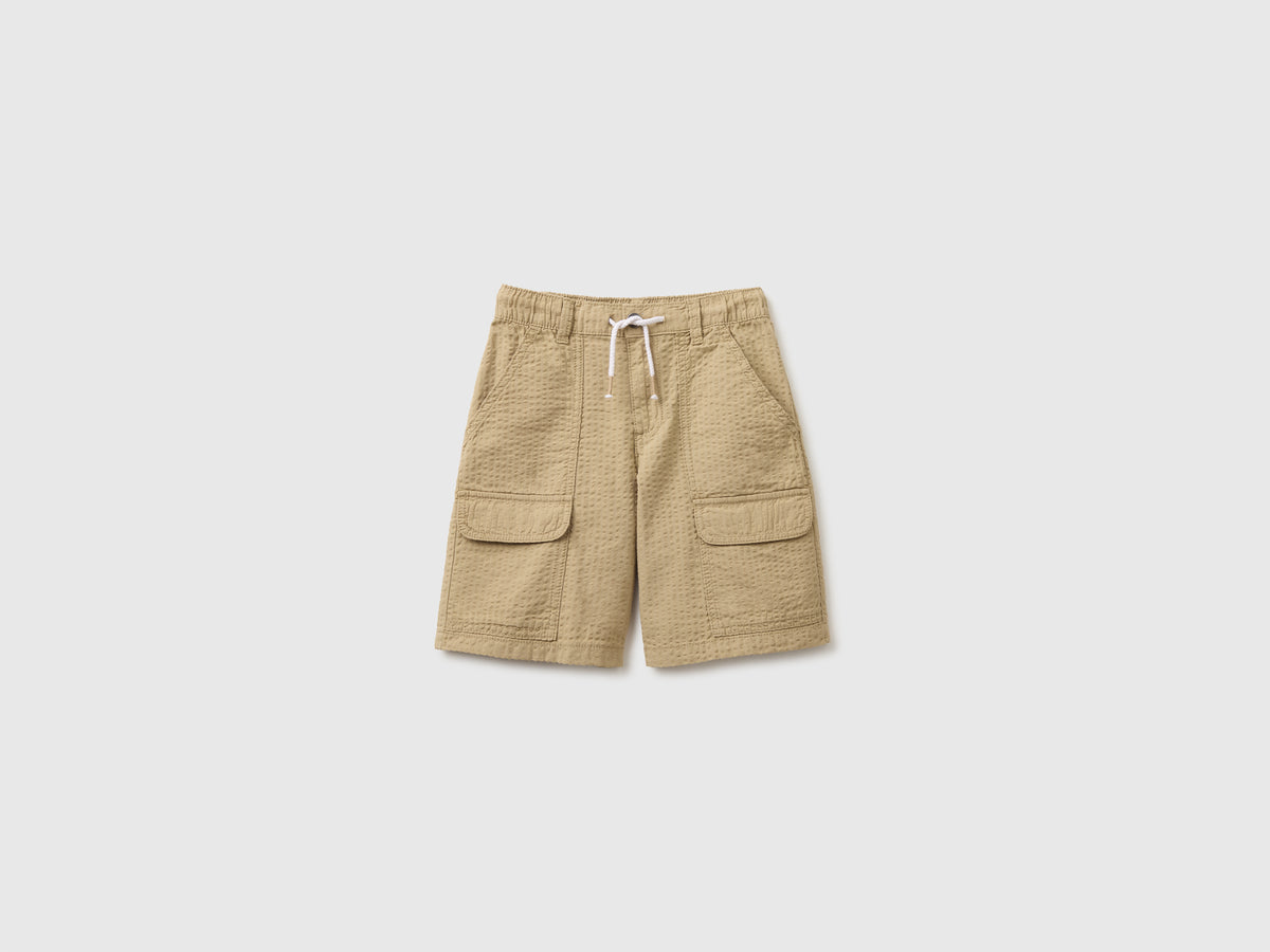 Regular fit Bermuda shorts with pockets - ucb_image_FS