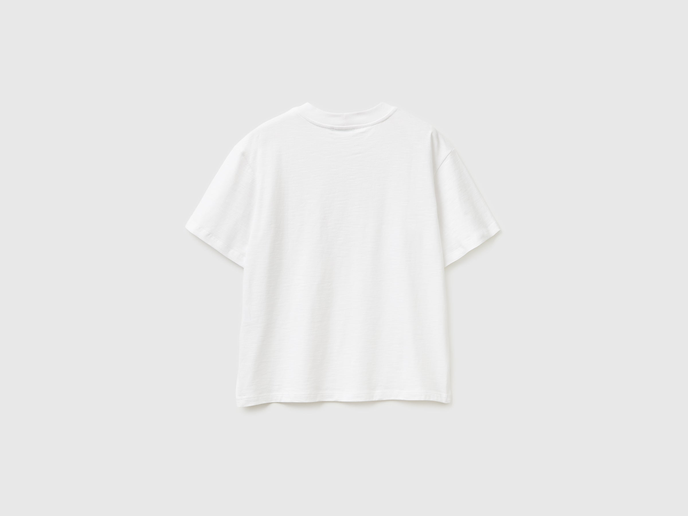 T-shirt de gola redonda em algodão leve - ucb_image_BS