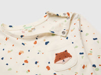 T-shirt com estampa padrão em algodão orgânico - ucb_image_DS1