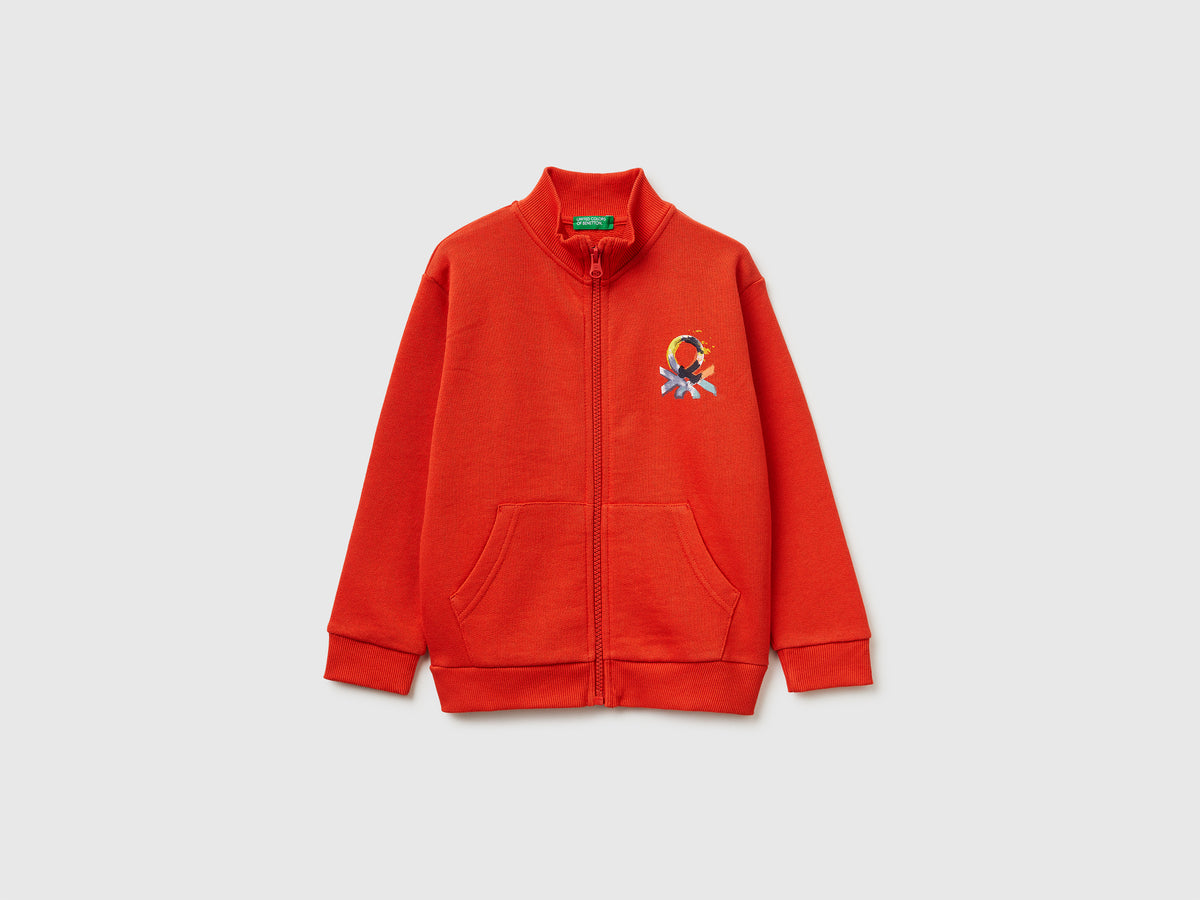 Organic cotton zip-up sweatshirt - ucb_image_FS