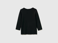 Slim fit t-shirt with boat neck - ucb_image_BS