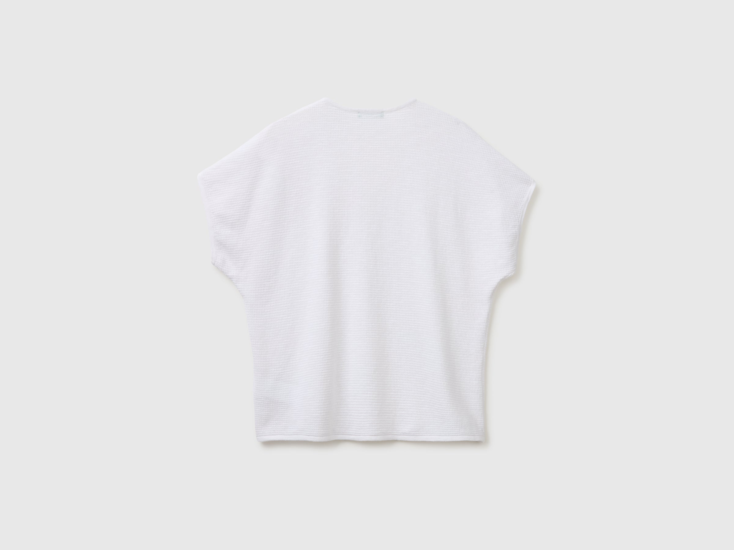 Camisola decote em V em mistura de linho - ucb_image_BS
