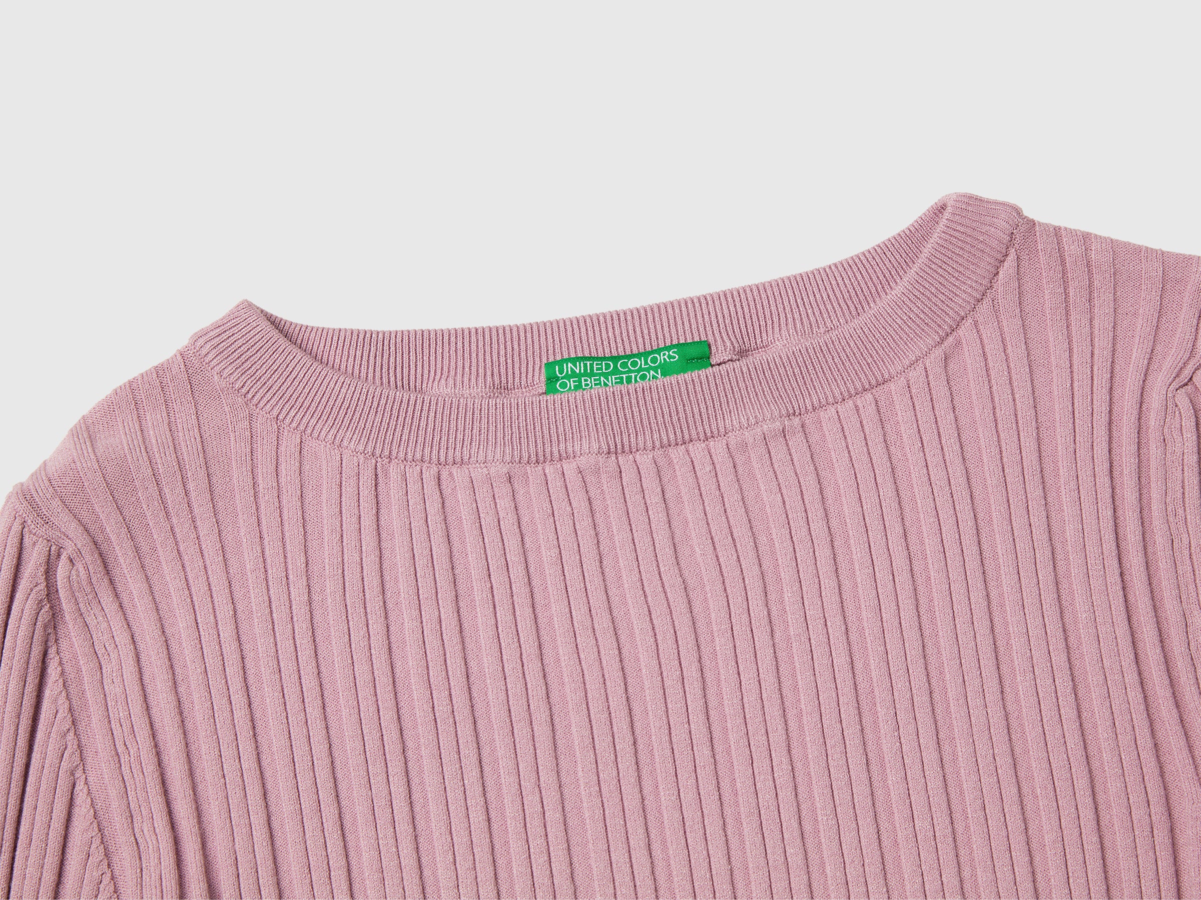 Fitted ribbed sweater - ucb_image_DS1