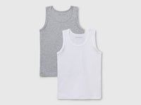 Two tank tops in stretch organic cotton - ucb_image_FS