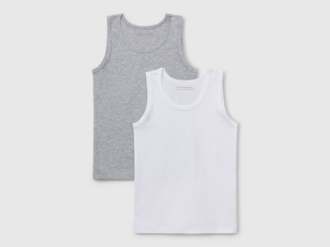 Two tank tops in stretch organic cotton - ucb_image_FS