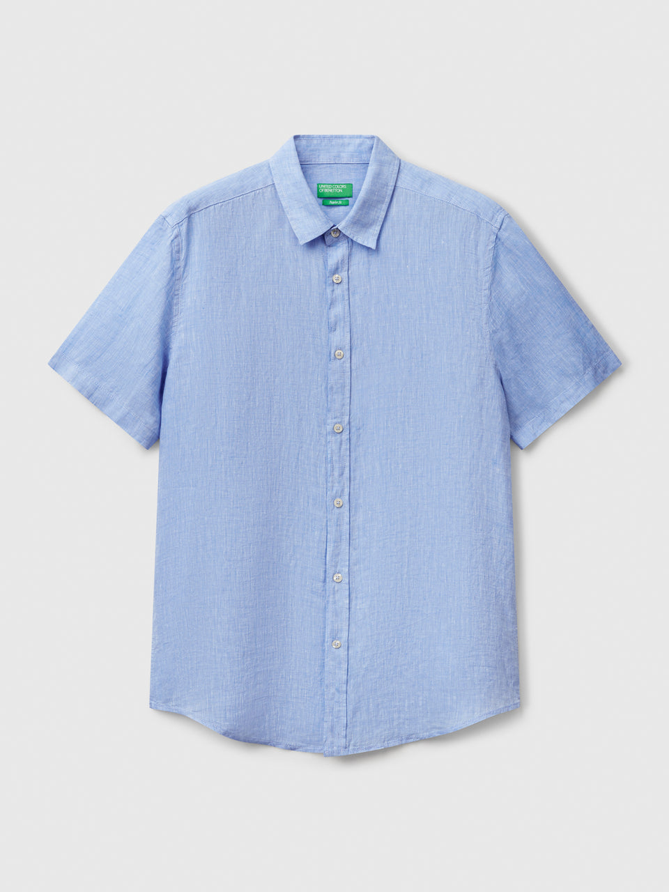 Short sleeve shirt in pure linen - ucb_image_FS