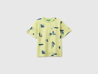T-shirt estampada em mistura de linho - ucb_image_FS