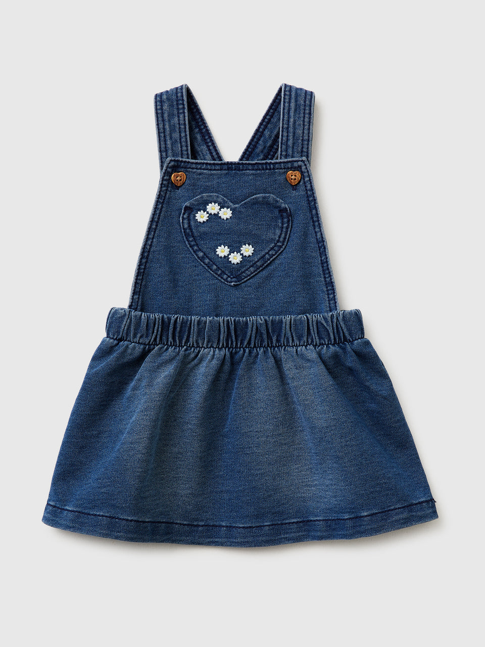 Denim-effect dungaree skirt - ucb_image_FS