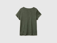 Round-neck T-shirt in pure linen - ucb_image_BS
