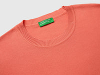 Dark blue sweater in tricot cotton - ucb_image_DS1